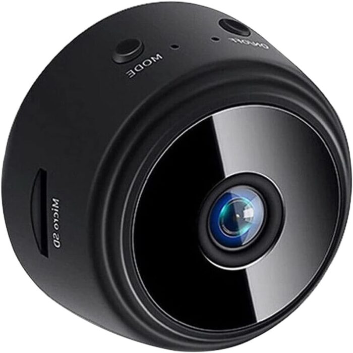 Mini Camera Espion sans Fil HD 1080P Spy Caméra de Surveillance WiFi avec Vision Nocturne et Detecteur, Hidden Caméra Video Surveillance de Sécurité Bébé Interieur/Exterieur